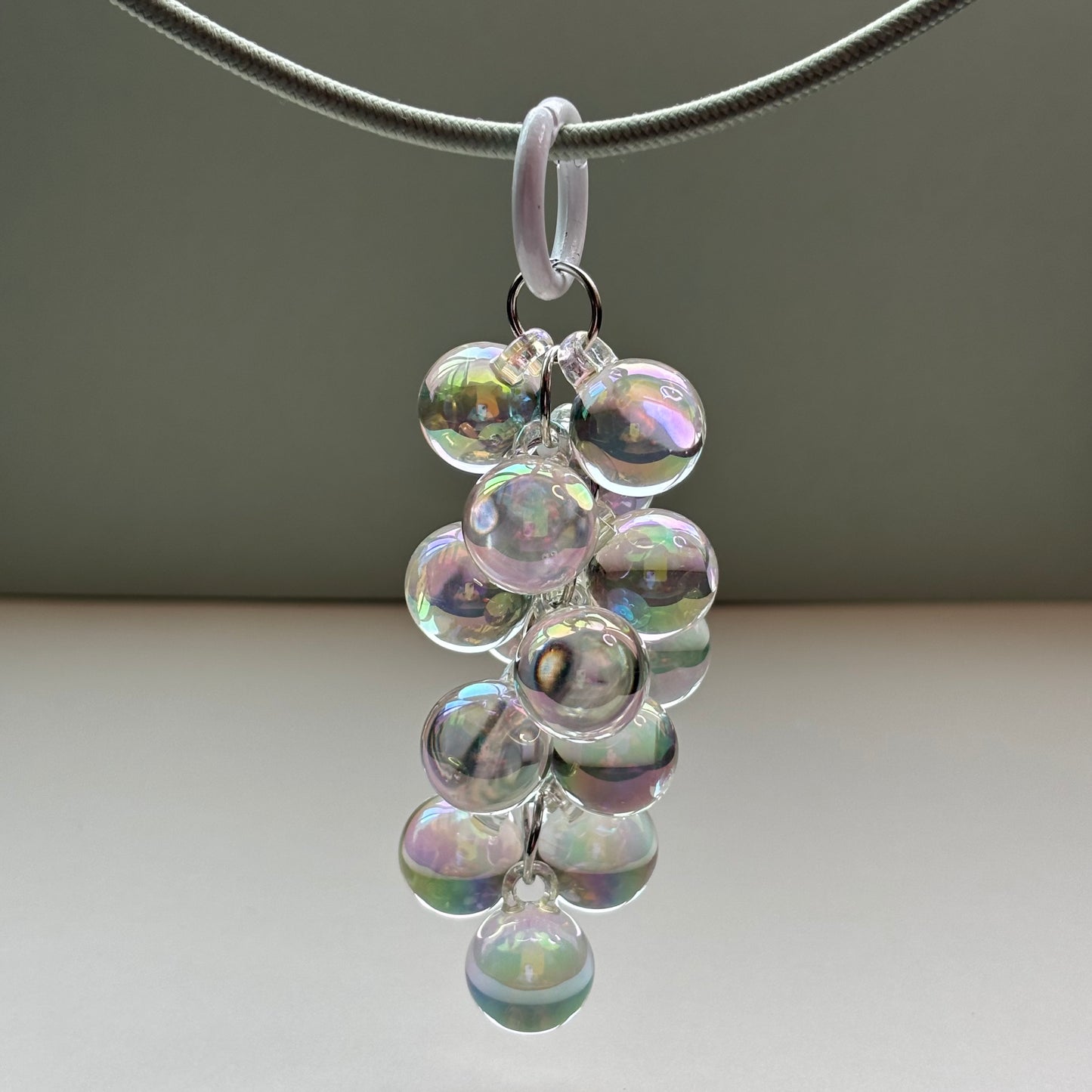 Grape-Shaped Keychain Adorable Charm for Handbags, Сellphone