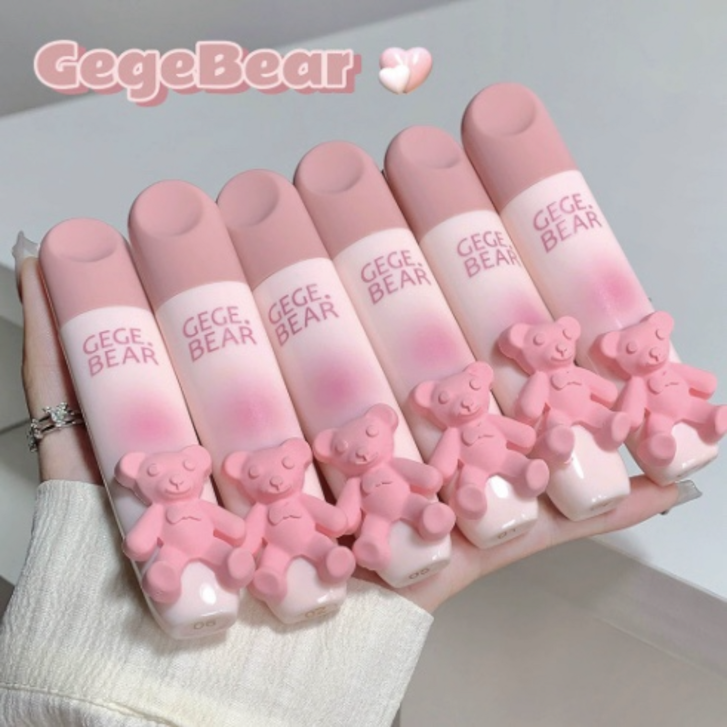 Gege Bear Soft Matte Lip Glaze — Shade 02 & 05