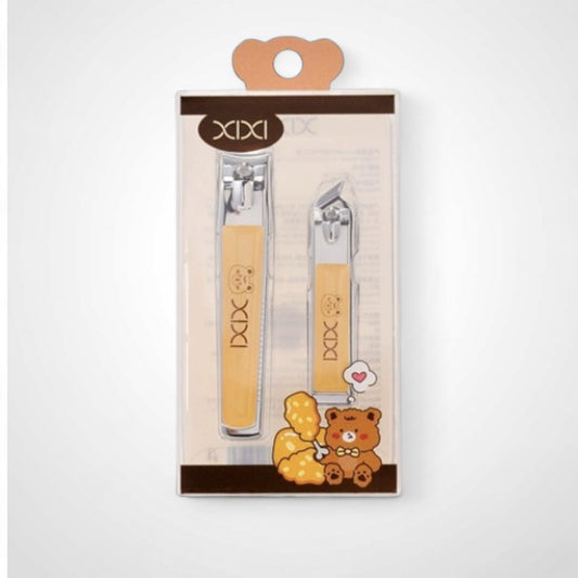 2 Pieces Stainless Steel Nail Clipper Set