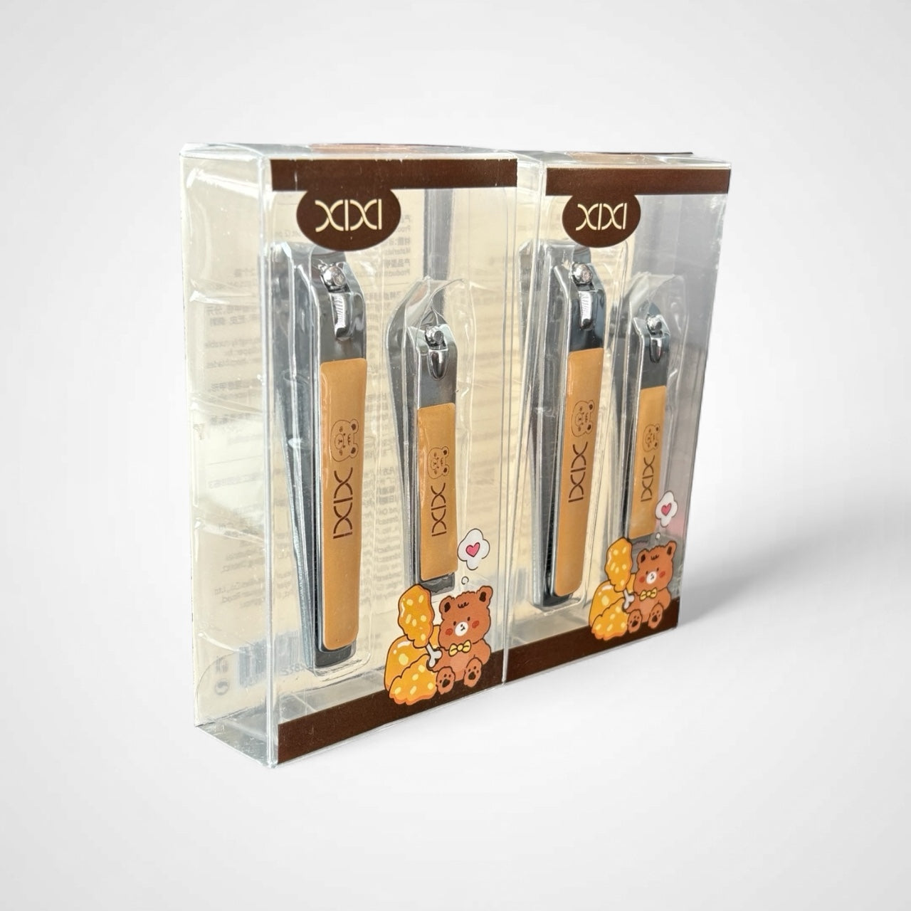 2 Pieces Stainless Steel Nail Clipper Set