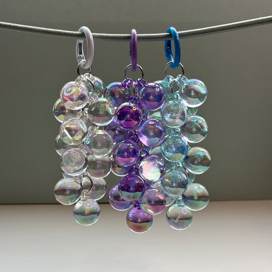 Grape-Shaped Keychain Adorable Charm for Handbags, Сellphone