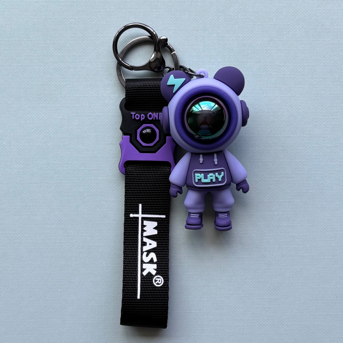 Astronaut Pilot Bear Cool Charm for Handbags