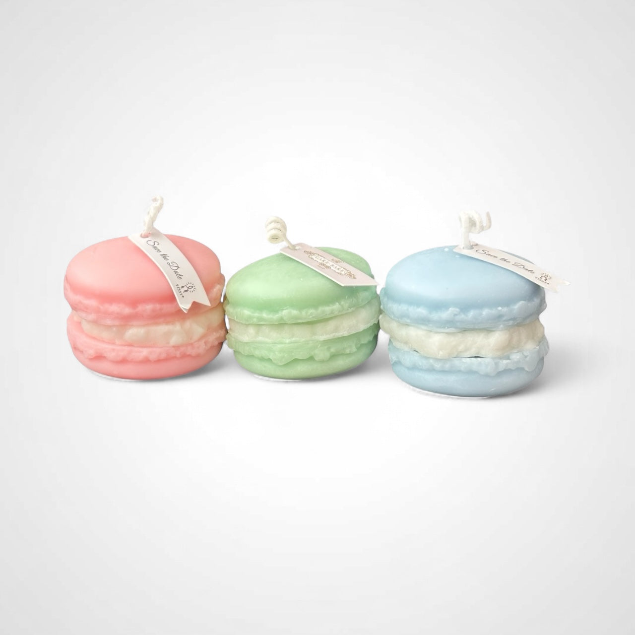 Set of 3 Macaron Scented Candle