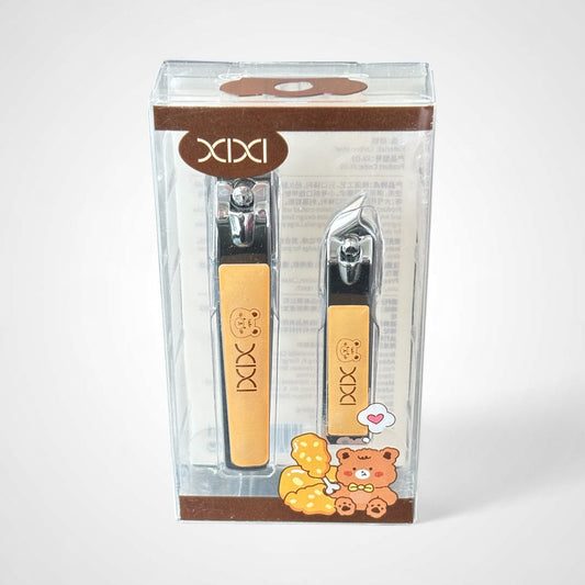 2 Pieces Stainless Steel Nail Clipper Set