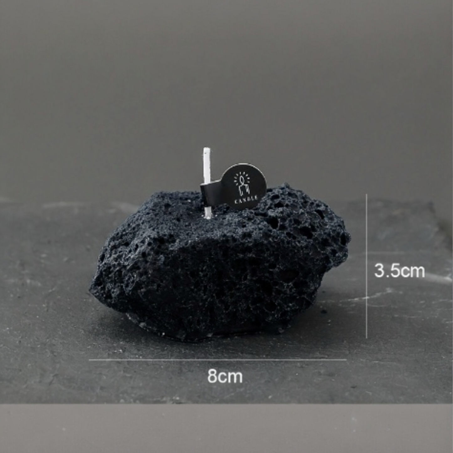 Moon, Lava and Stone Candle Set