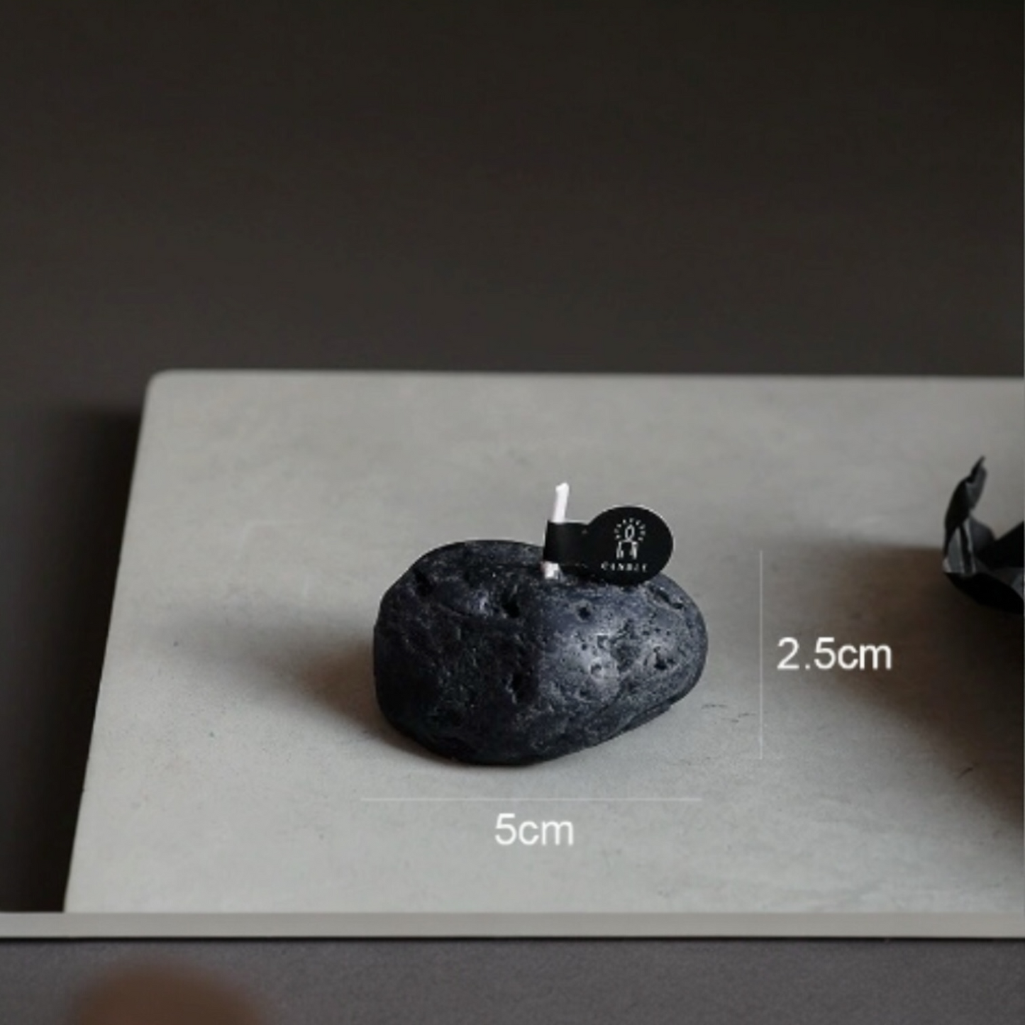 Moon, Lava and Stone Candle Set